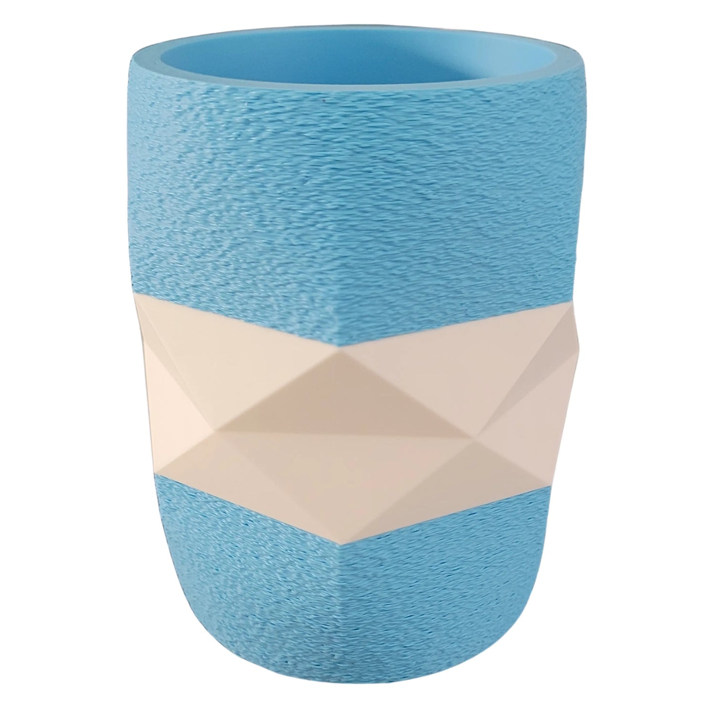 Pot à crayon 3D personnalisable rond et facette BEN-J-3DCREA