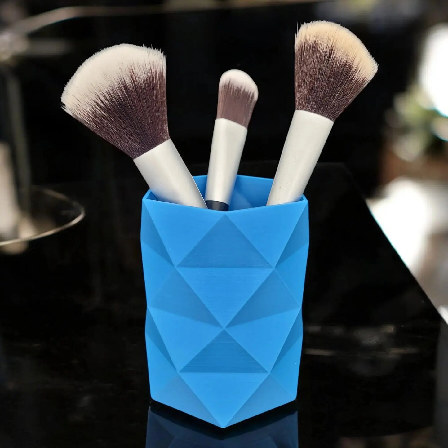 Pot à crayon à facette – Design Moderne et Durable – Fabrication Artisanale Française BEN-J-3DCREA