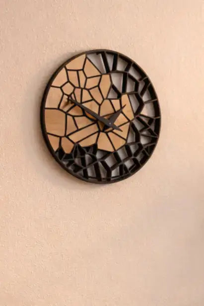 Horloge Murale "L'Éclat" Personnalisable – Créez votre Duo de Couleurs – Impression 3D Jura BEN-J-3DCREA