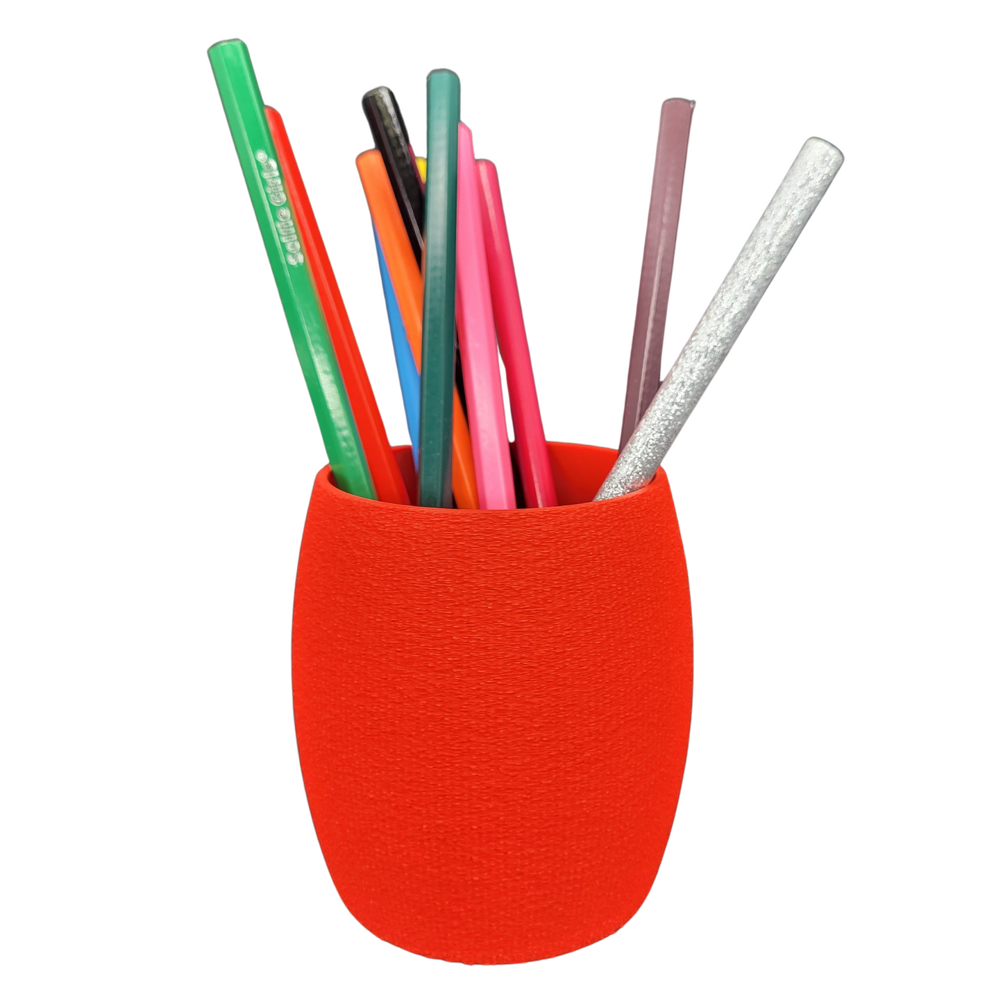 Pot à crayon rond – Surface texturée | Fabrication artisanale jurassienne