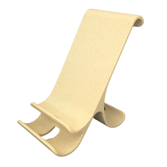 Support Téléphone Courbé – Fabrication Artisanale dans le Jura