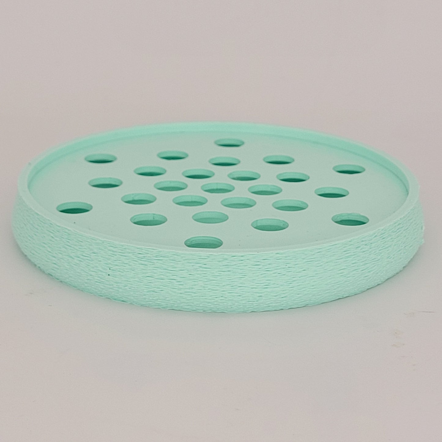 Porte-savons rond éco-responsable imprimé en 3D