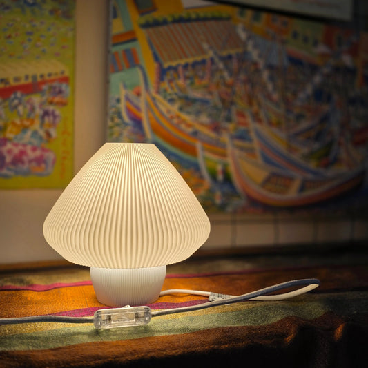 Lampe à Poser "Mushroom" en Impression 3D - Artisanat Jurassien