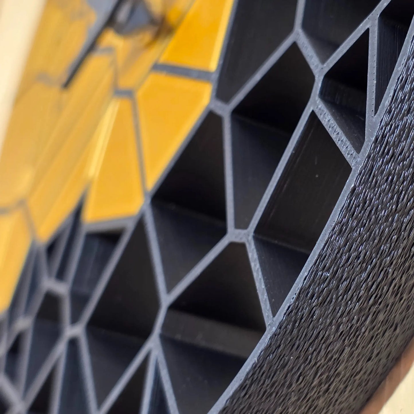 Horloge Murale "L'Éclat" Personnalisable – Créez votre Duo de Couleurs – Impression 3D Jura