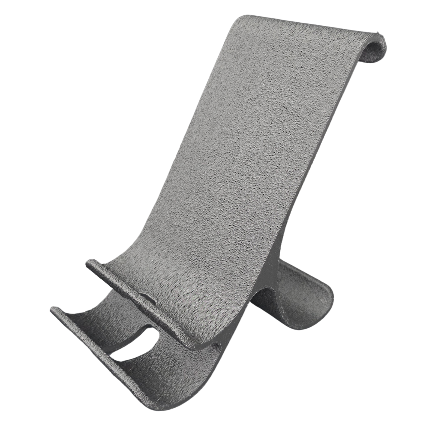 Support Téléphone Courbé – Fabrication Artisanale dans le Jura